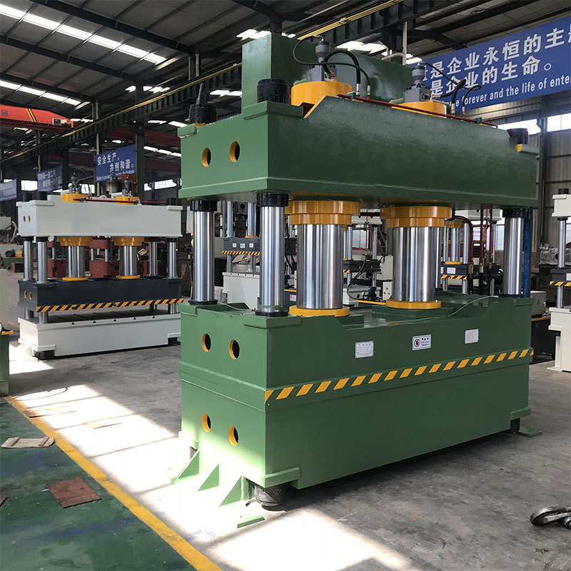 滕州500噸氧化鎂門(mén)芯成型液壓機(jī)500T雙缸大臺(tái)面四柱油壓機(jī)